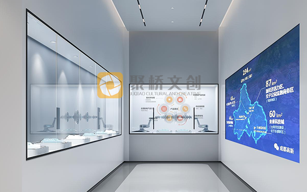 多媒體數字展廳設計，企業展廳設計，展廳設計
