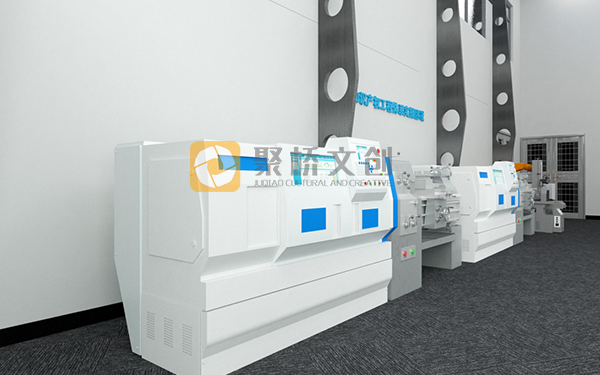 科技企業(yè)展廳設計，企業(yè)風格化展廳設計，展廳設計